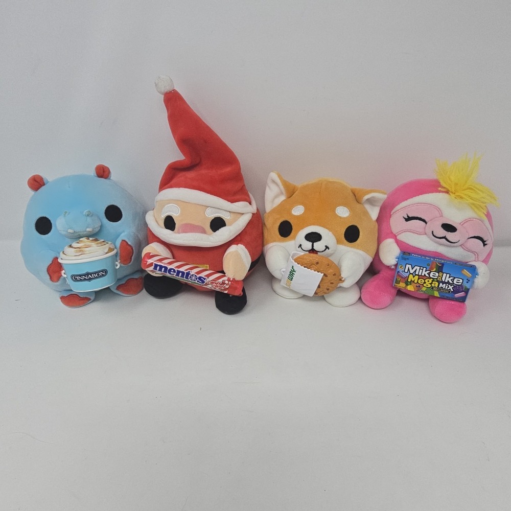 Zuru Mini Brands Snackles - Assorted Plush Lot Of 4
